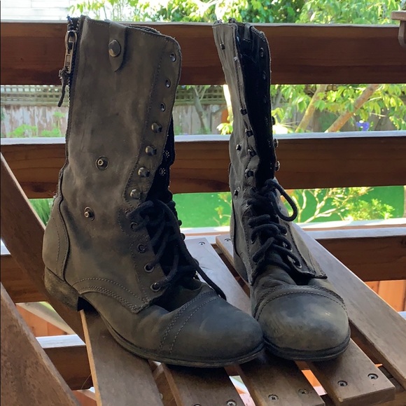 Steve Madden lace up boots - Picture 1 of 5